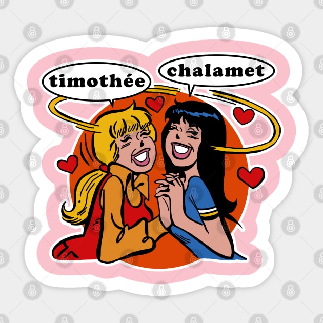 Timothee Chalamet Teen Fan-Art Meme Sticker by Recondo76